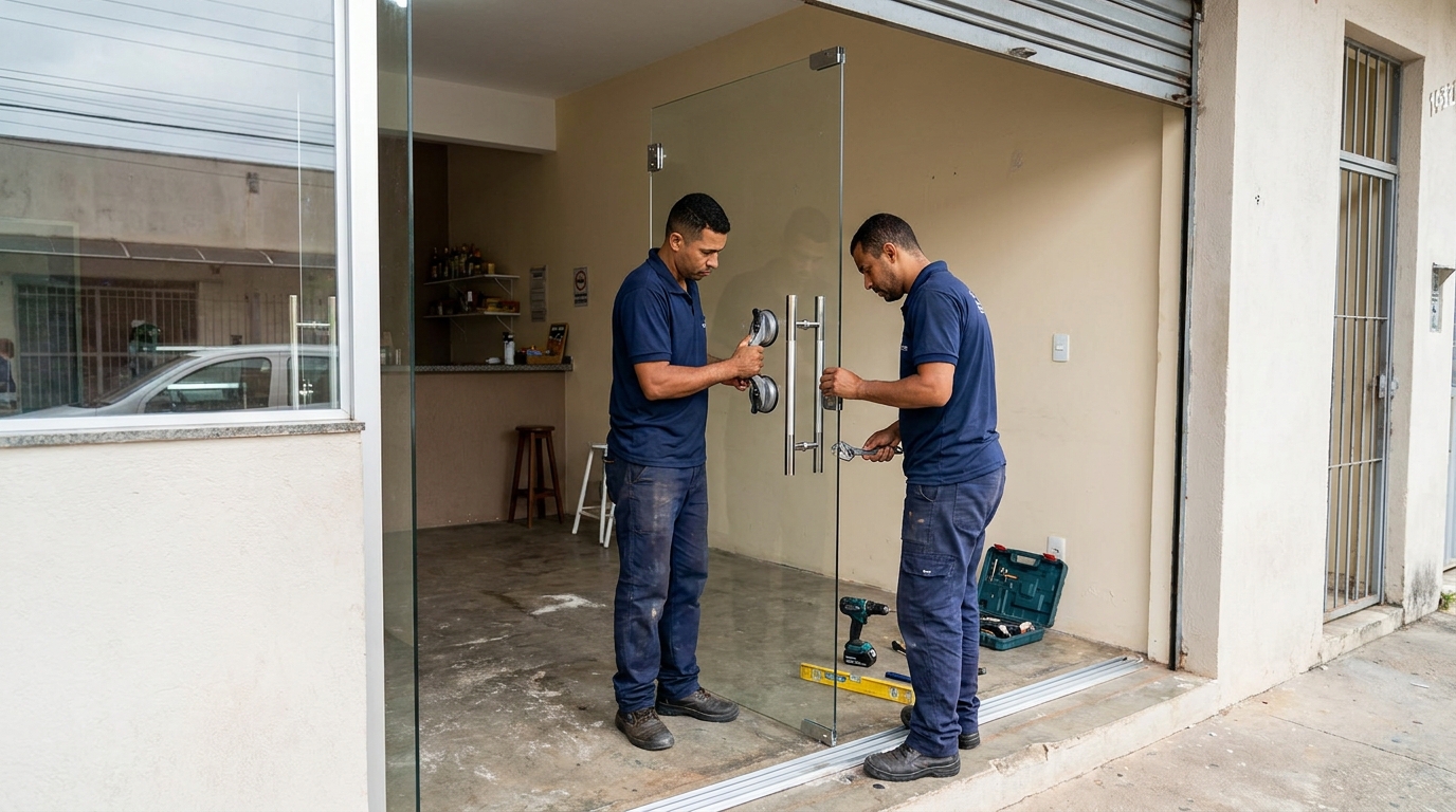 Portas em Vidro em Piracicaba‑SP